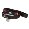 PIONEROS DOG LEAD BROWN 806